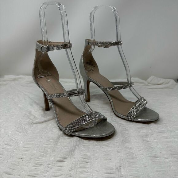 Michael Michael Kors Sylvia Sparkely Heels- Size 10 - Picture 4 of 16